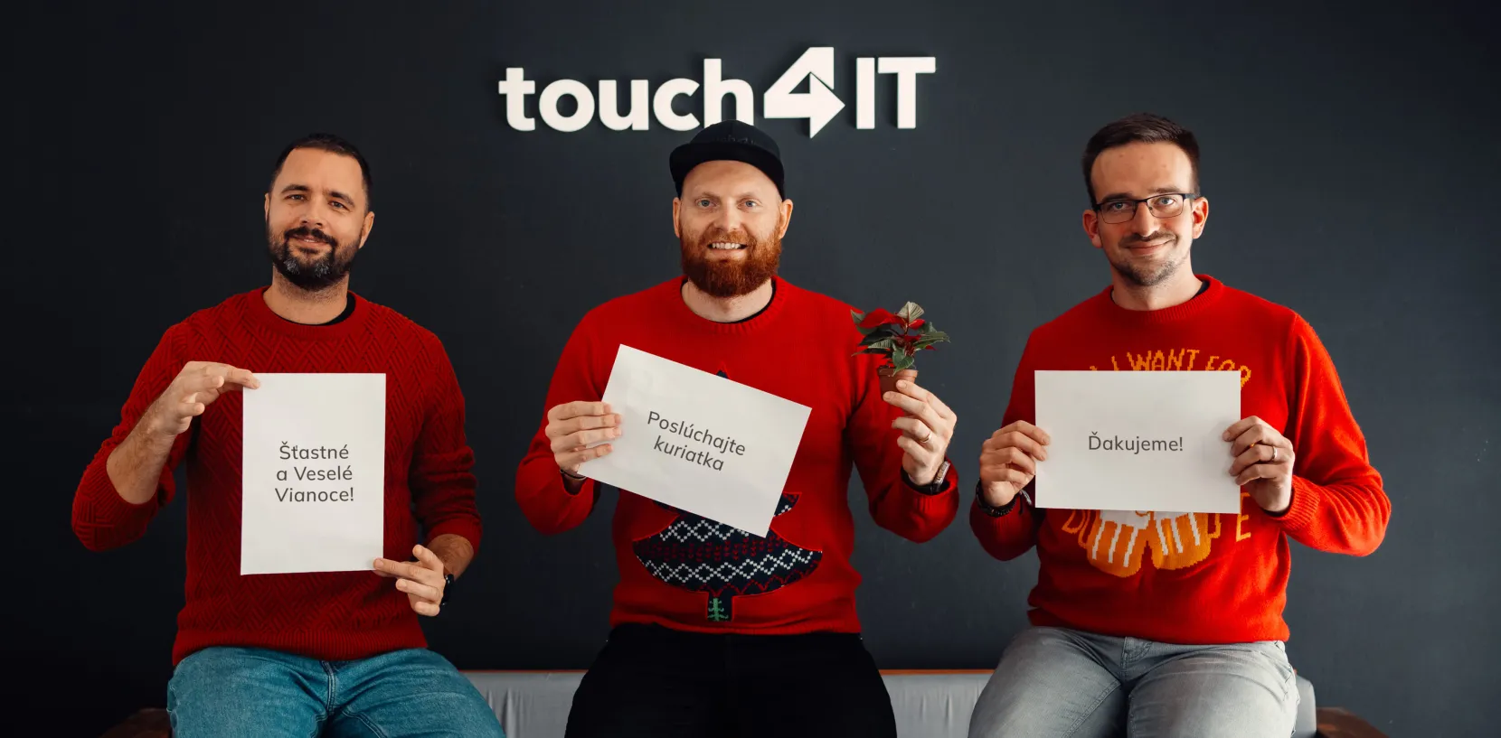 Touch4IT Founders to Christmas